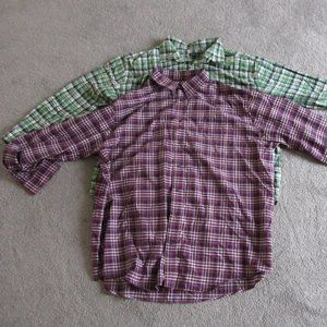 St. John's Bay Long Sleeve Shirts Men's Size 3X lot of 2 shirts